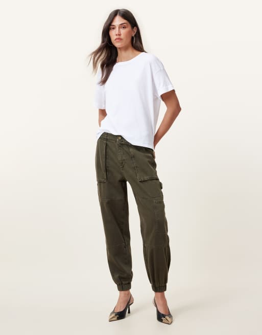 Vaqueros verde caqui Mila de AllSaints