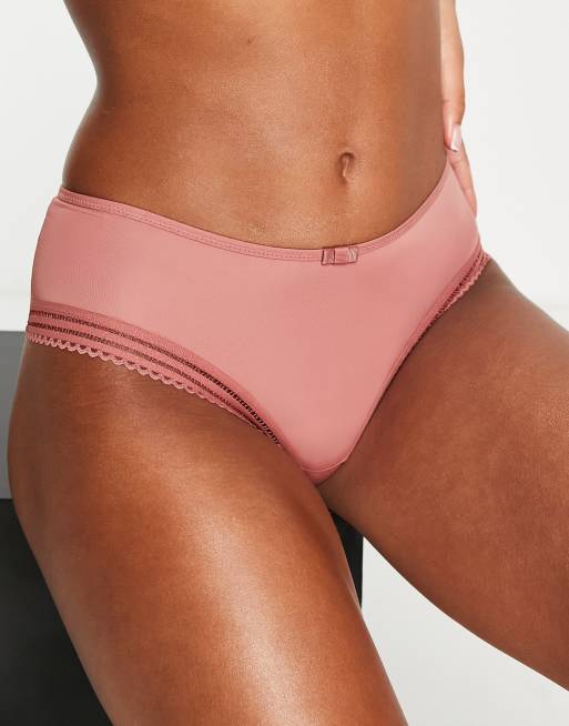 Variance secrete allure brazilian brief in terracotta