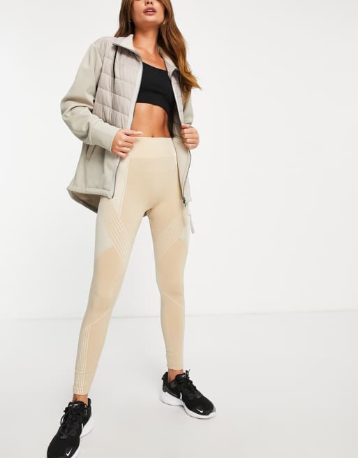 Varley Balfern padded jacket in off white 