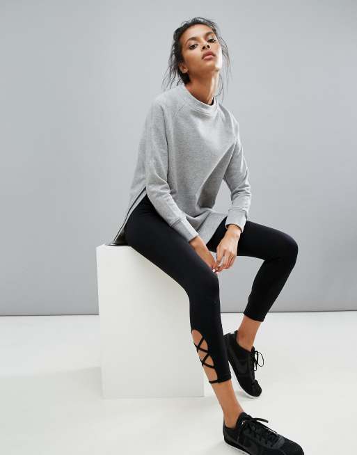 Varley - Felpa oversize con doppia zip, 4 di 4