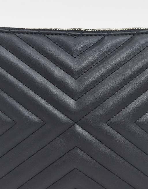 vatteret håndtaske med lynlås i toppen fra ASOS DESIGN, 4 af 4
