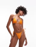 [VDM The Label] VDM reversible thong bikini bottoms in papaya orange M Papaya