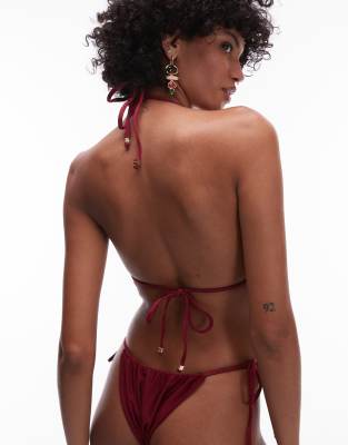 Vdm The Label Vdm Reversible Triangle Bikini Top