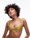 [VDM The Label] VDM underwire bikini top in pistachio green M Pistachio
