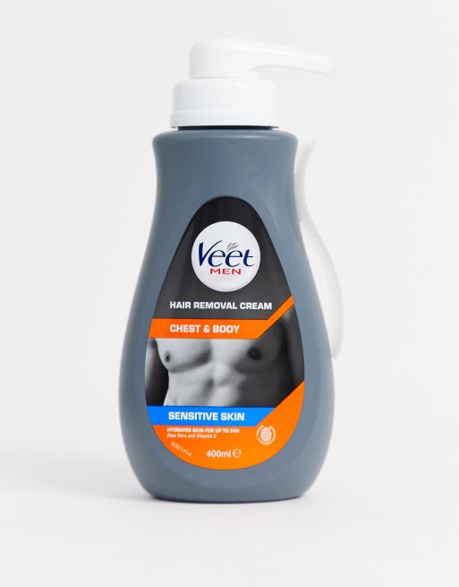 Veet for Men – Hårborttagningskräm för bröst och kropp 400 ml