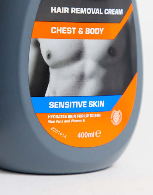 Veet for Men - Hårfjerningscreme til Krops- og brysthår 400ml, 2 af 4
