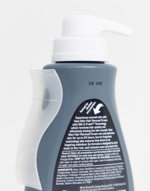 Veet for Men – Körper- und Brusthaarentfernungscreme, 400 ml, 4 von 4