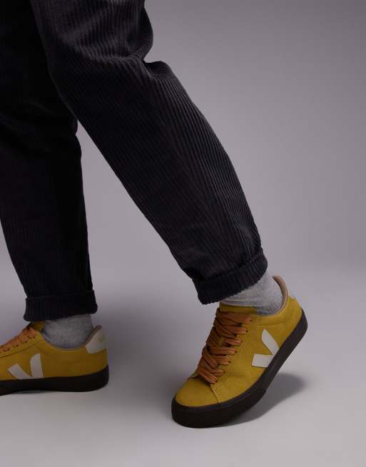 VEJA Campo Bold Baskets en daim Jaune ASOS