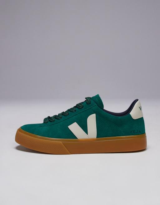 VEJA – Campo Bold – Zielone zamszowe buty sportowe | ASOS