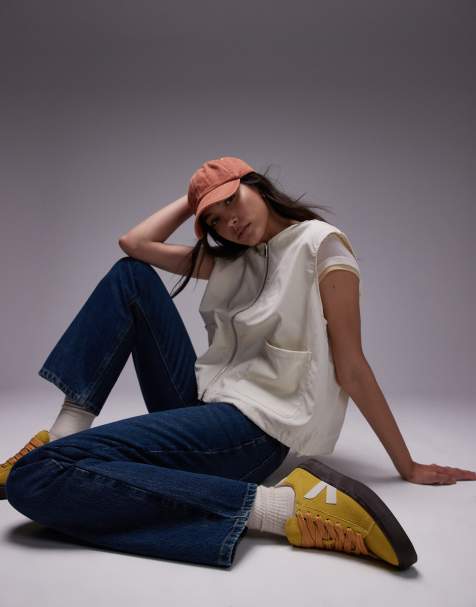 VEJA – Campo Bold – Żółte zamszowe buty sportowe - view 1