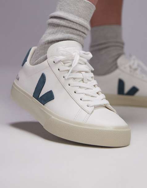 VEJA – Campo – Sneaker in Weiß/Blau - view 1