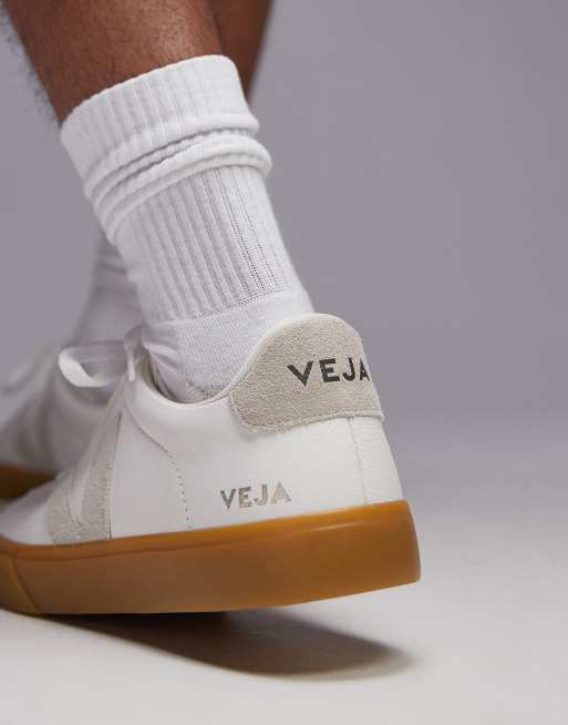 VEJA Campo sneakers in white with gum sole, 5 of 5