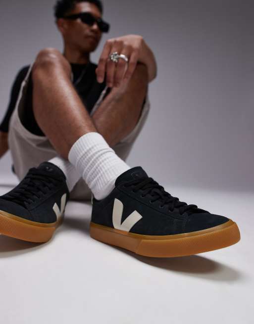VEJA - Campo - Sort markante ruskindssneakers