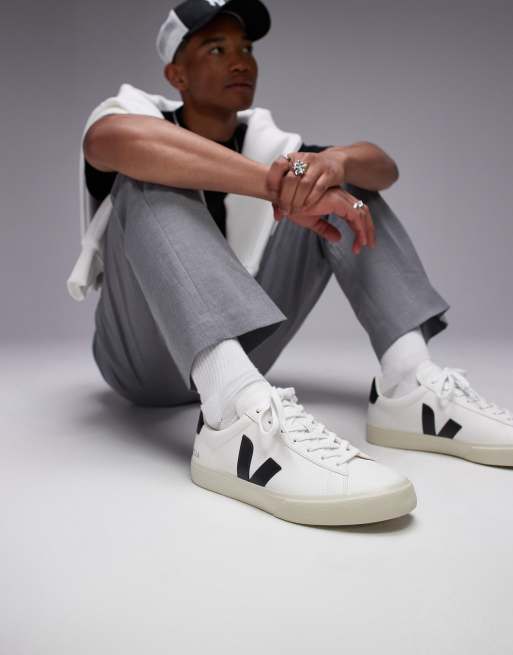 VEJA Campo trainer in white black ASOS