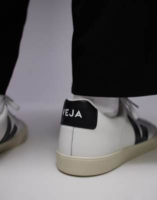 スニーカー VEJA FW25 Esplar Logo Unisex (EO0200005 EXTRAWHITEBLACK) ESPLAR LEATHER WHITE BLACK | VEJA