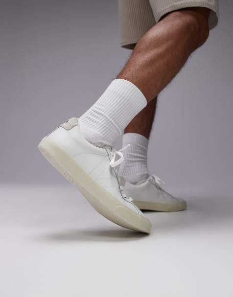 VEJA – Esplar – Sneaker aus Leder in Extra-Weiß - view 1
