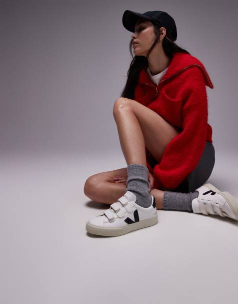 VEJA Recife sneakers in white/black - view 1