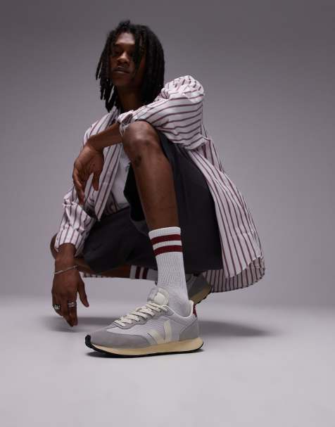VEJA Rio Branco II sneakers in light grey pierre marsala - view 1
