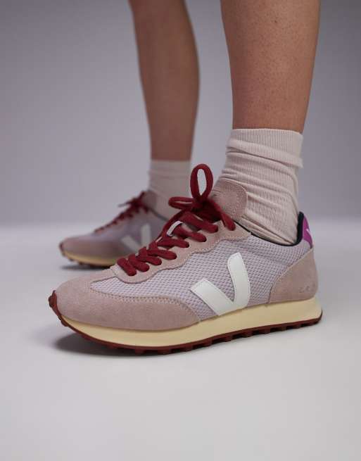 VEJA - Rio Branco - Sneakers in camoscio rosa