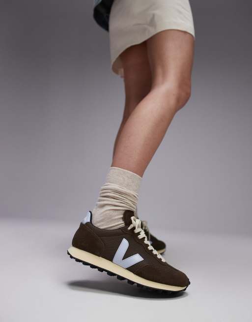 VEJA - Rio Branco - Suède sneakers in bruin alveomesh, 4 van 5