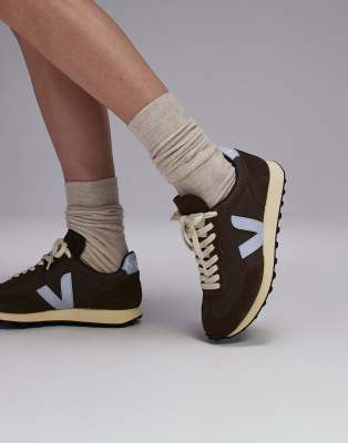 Thumbnail - VEJA - Rio Branco - Wildleder-Sneaker aus Alveomesh in Braun