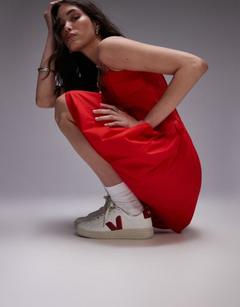 VEJA - Urca CWL - Sneakers in wit met rood - view 1