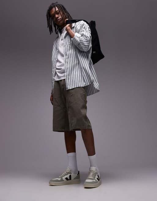 VEJA V-10 trainer in pure black clay ASOS