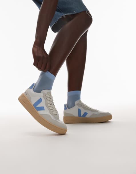 VEJA V-90 sneakers in extra white aqua natural - view 1