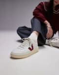 [VEJA] VEJA V-90 sneakers in white/red 38 RED