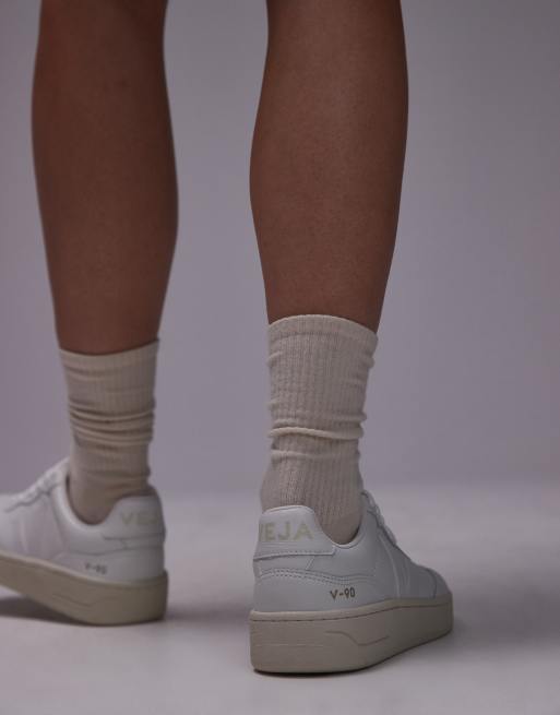 VEJA V-90 sneakers in white, 4 of 5