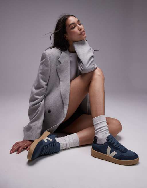 VEJA V-90 trainer in blue ASOS
