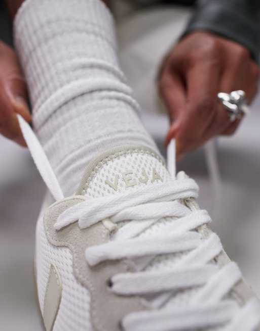VEJA – Venturi II – Beige sneakers med gummisula, 4 av 5