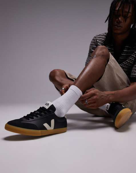 VEJA – Volley – Sneaker in Pekinrinde-Weiß - view 1