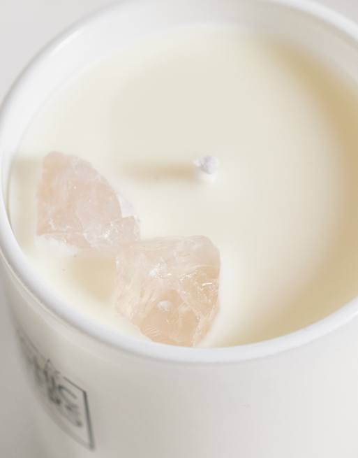 Vela con gema de cuarzo rosa de 130 g exclusiva de Psychic Sisters x ASOS, 2 de 3