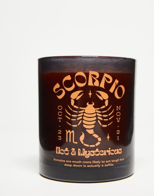Vela negra con diseño de signo zodiacal Escorpio de TYPO, 4 de 4