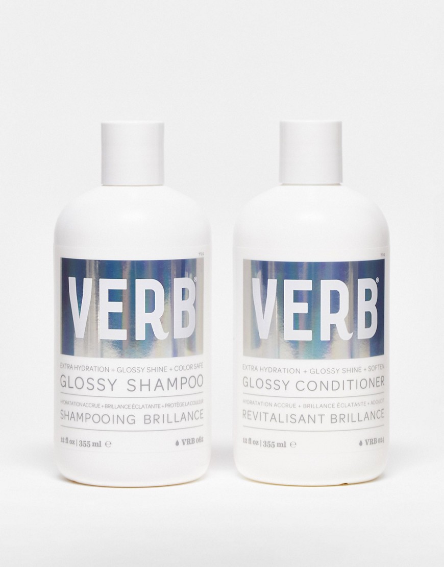 Verb Glossy Extra Hydration + Ultra Shine Hair Duo Value Set-No color