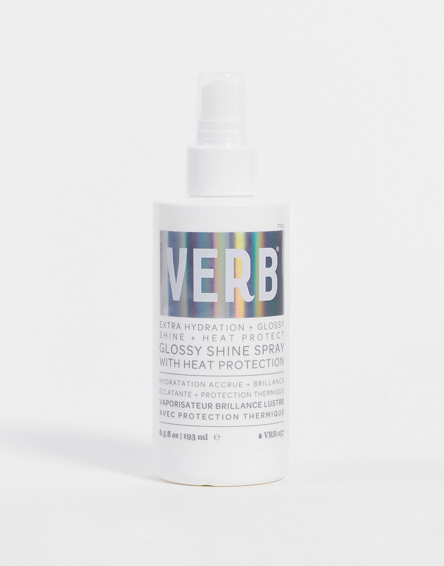 Verb Glossy Shine Spray With Heat Protectant 6.5 Oz-no Color
