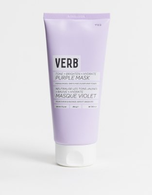 Verb Brighten And Toning Purple Mask For Blonde Hair In White