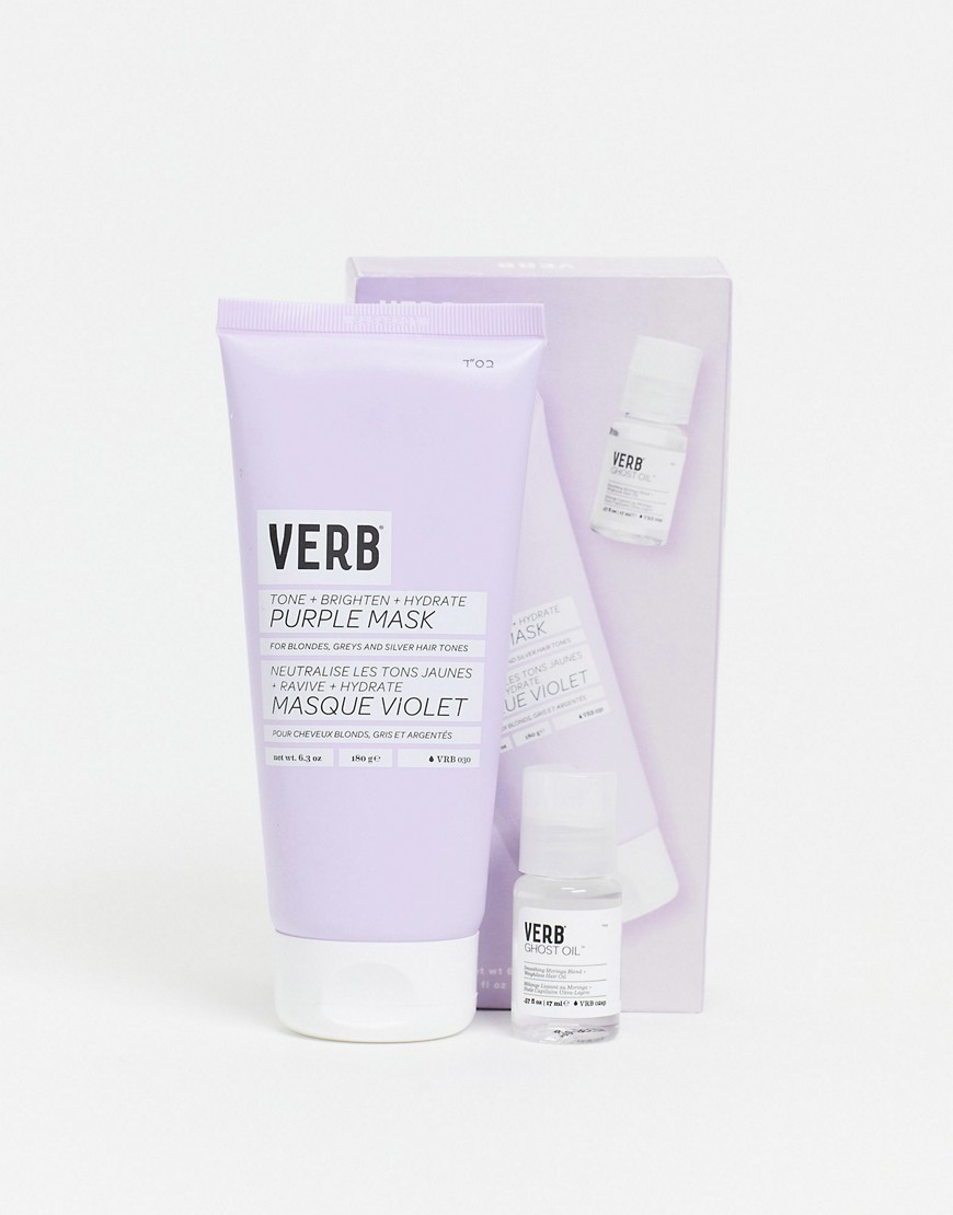 Verb Purple Mask and Ghost Oil Kit - Save 33%-No color