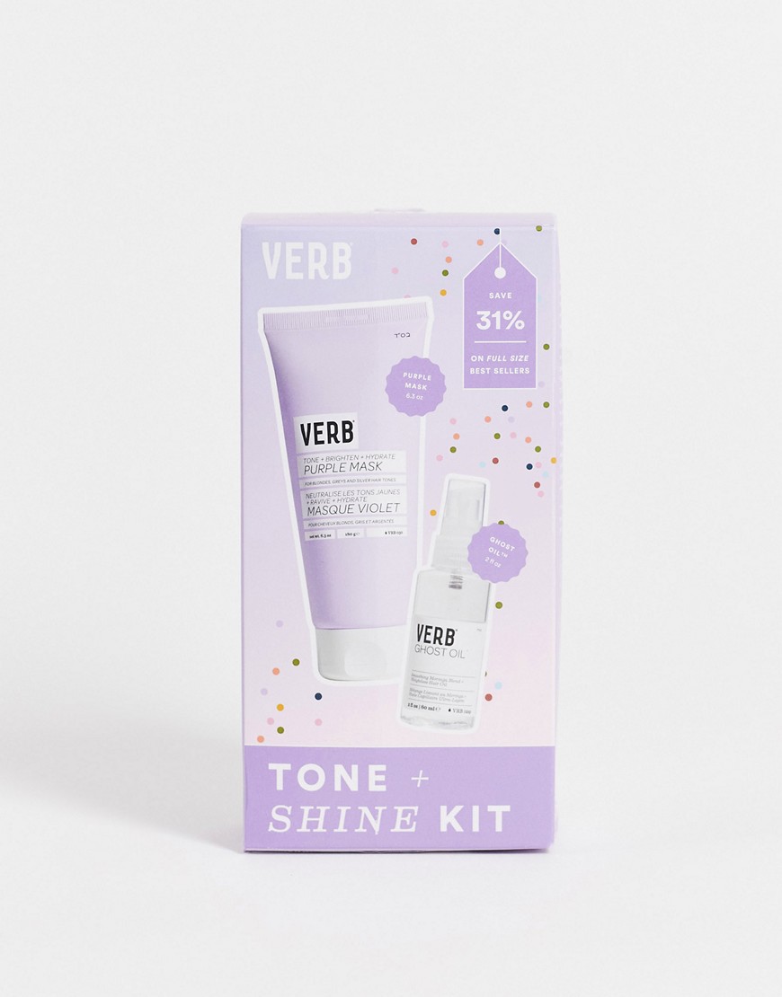 Verb Tone + Shine Haircare Kit Save 31%-No color