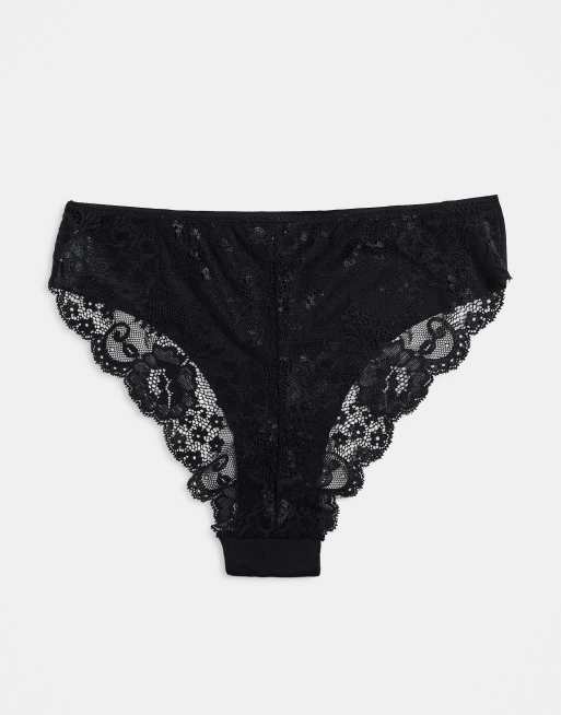 Vero Moda 3 pack lace brief in black, 3 of 3