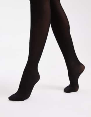 Vero Moda 40 Denier Shaping Tights In Black