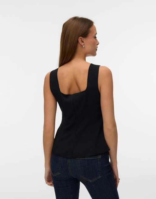 Vero Moda A-linjeformad topp i svart, 2 av 5
