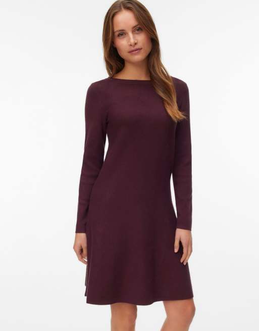 Vero Moda abito in maglia vinaccia, 3 di 5