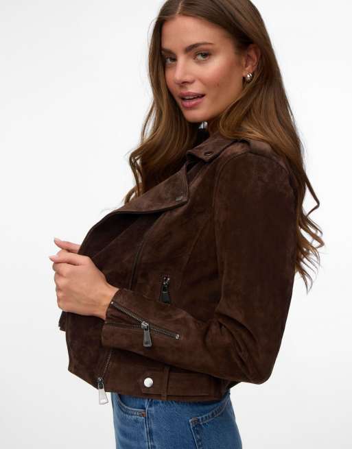 Vero Moda abrigo en chocolate torte, 3 de 5