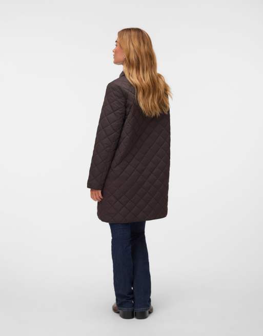 Vero Moda abrigo en chocolate torte, 2 de 5