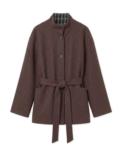 Vero Moda Alba short jacket in brown, 5 of 6