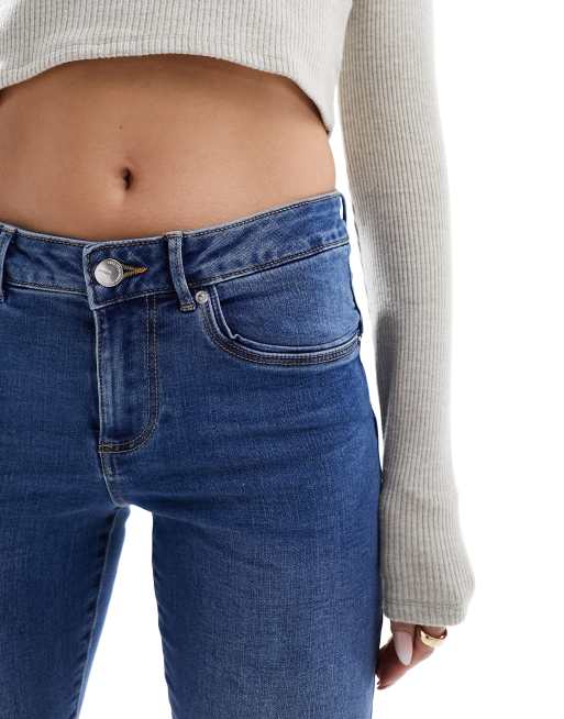 Vero Moda – Alia – Modelujące niebieskie jeansy o obcisłym kroju ze średnim stanem, 4 z 5