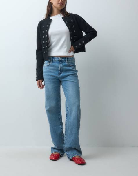 Vero Moda Allison jeansy o średnim stanie, proste nogawki, jasnoniebieski denim - view 1