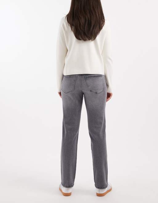 Vero Moda – Amara – Jeansy ze stretchem, prostymi nogawkami do kostek i efektem sprania, 3 z 5
